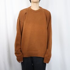 画像2: 80〜90's Eddie Bauer コットンニットセーター L (2)