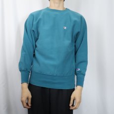画像2: 90's Champion REVERSE WEAVE USA製 目付きスウェット M (2)