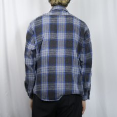 画像3: 80's Trails End チェック柄 ヘビーネルシャツ L (3)