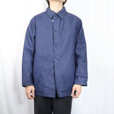 画像2: 60〜70's WORK WEAR CORPORATION USA製 ブランケットライナー デニムワークジャケット SIZE40 (2)