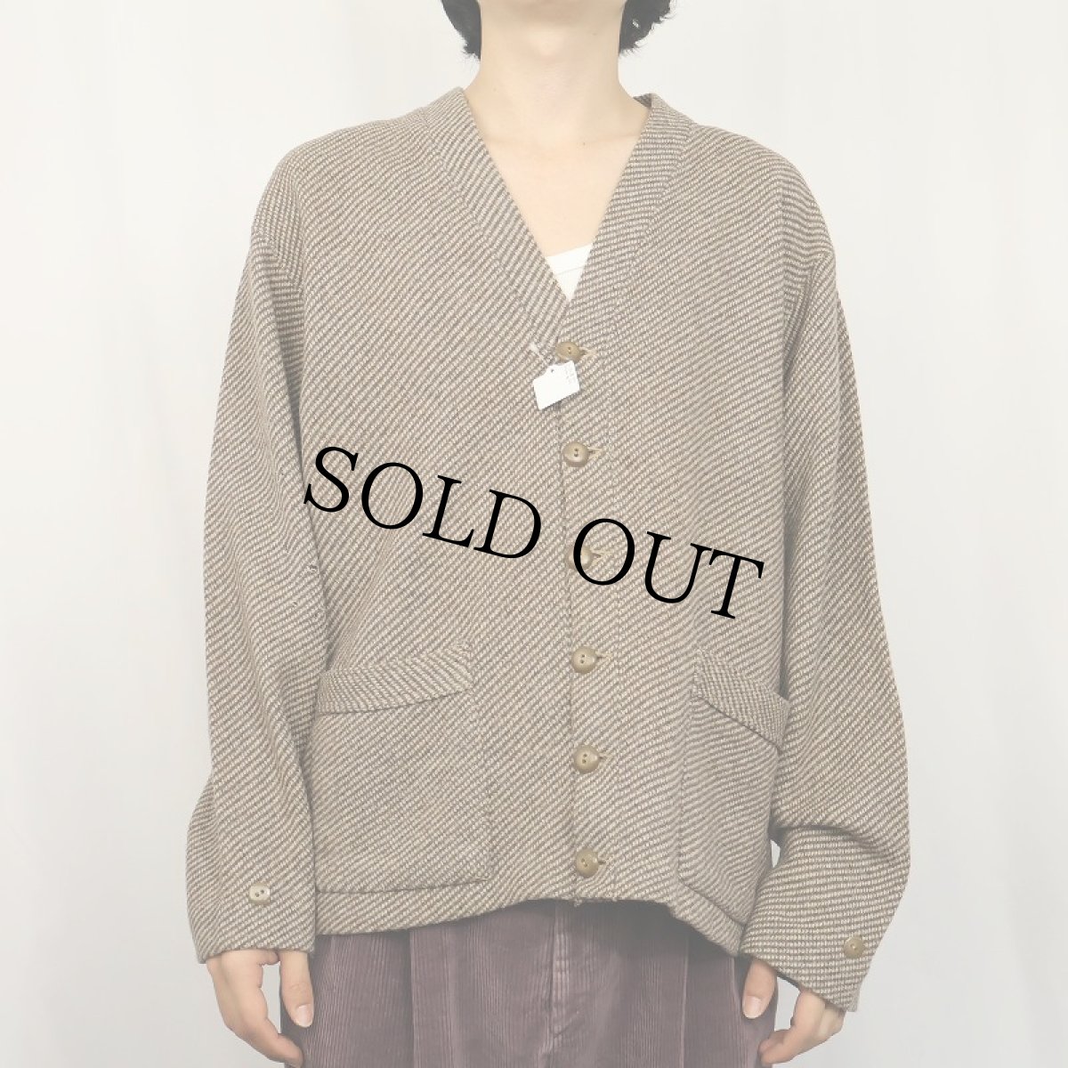 画像2: 50's McGREGOR USA製 ウールニットカーディガン SIZE44 (2)