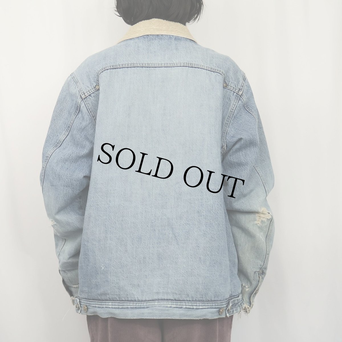 画像3: 90〜2000's OAKLEY デニムボアジャケット XL (3)