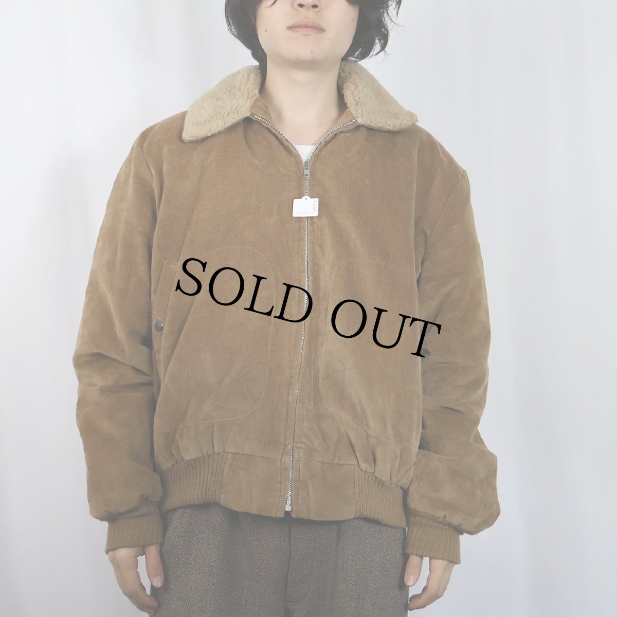 画像2: 80's AMERICAN JAC USA製 裏ボア コーデュロイジャケット (2)