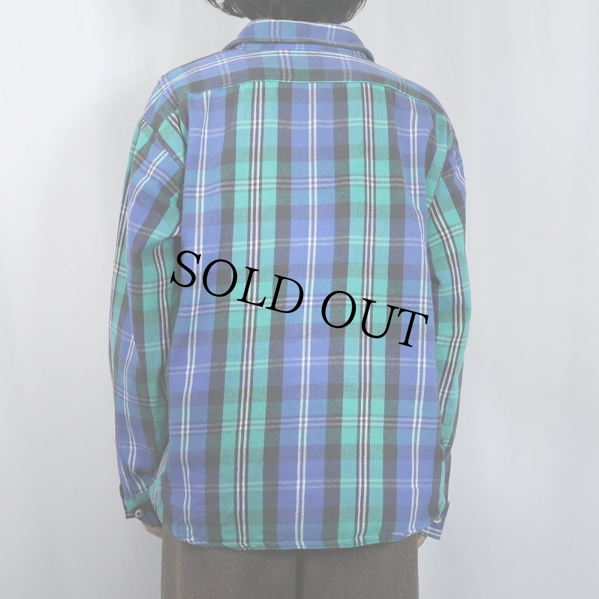 画像3: 80's DAKOTA USA製 チェック柄 ヘビーネルシャツ XL (3)