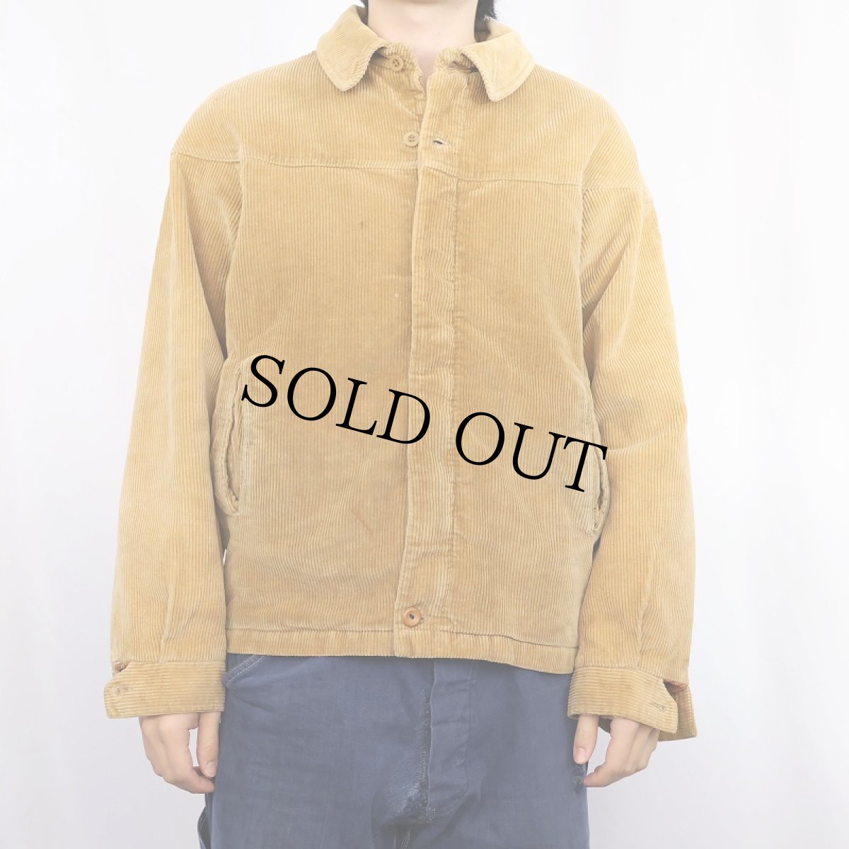 画像2: 60〜70's PETERS 裏フリース コーデュロイジャケット SIZE40 (2)