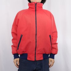 画像2: 80〜90's SPORTSMASTER USA製 裏フリース ラグランコットンジャケット L (2)