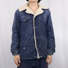 画像2: 70's Wrangler USA製 コーデュロイボアジャケット M (2)