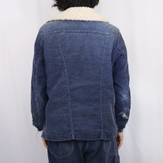 画像3: 70's Wrangler USA製 コーデュロイボアジャケット M (3)