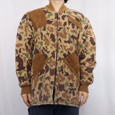 画像2: 70〜80's bob allen USA製 ダックハンターカモ柄 中綿入り ガンパッチ付き シューティングジャケット M (2)