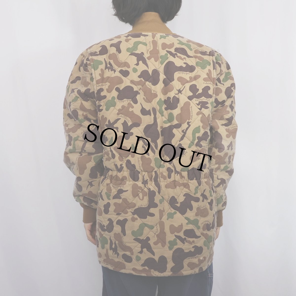 画像3: 70〜80's bob allen USA製 ダックハンターカモ柄 中綿入り ガンパッチ付き シューティングジャケット M (3)