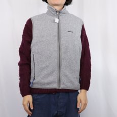 画像2: 90's Patagonia USA製 シンチラフリースベスト M (2)
