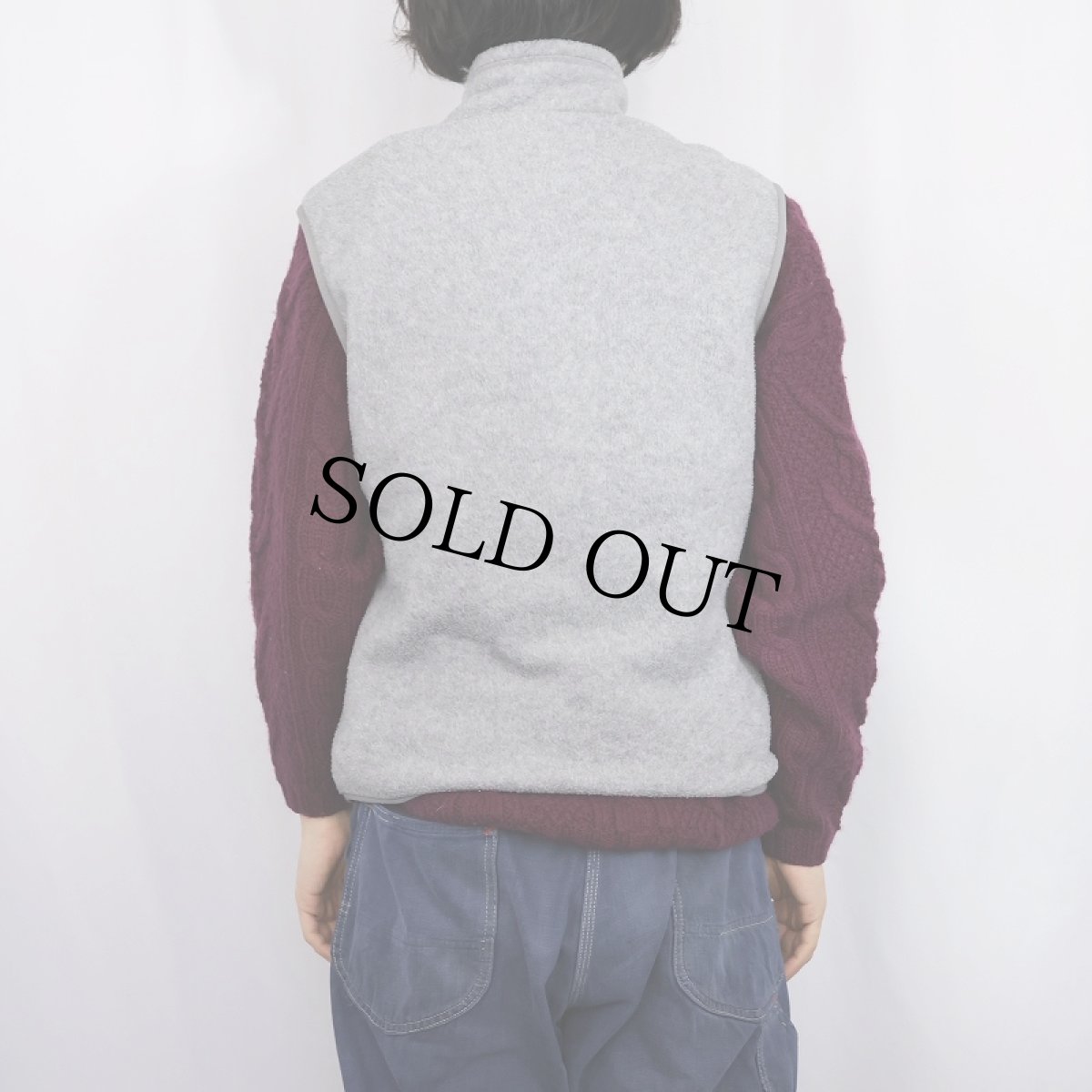 画像3: 90's Patagonia USA製 シンチラフリースベスト M (3)