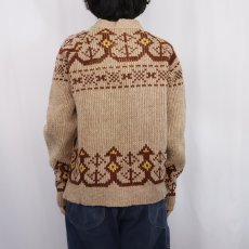 画像3: 70's PENDLETON USA製 総柄 ウールニットセーター M (3)