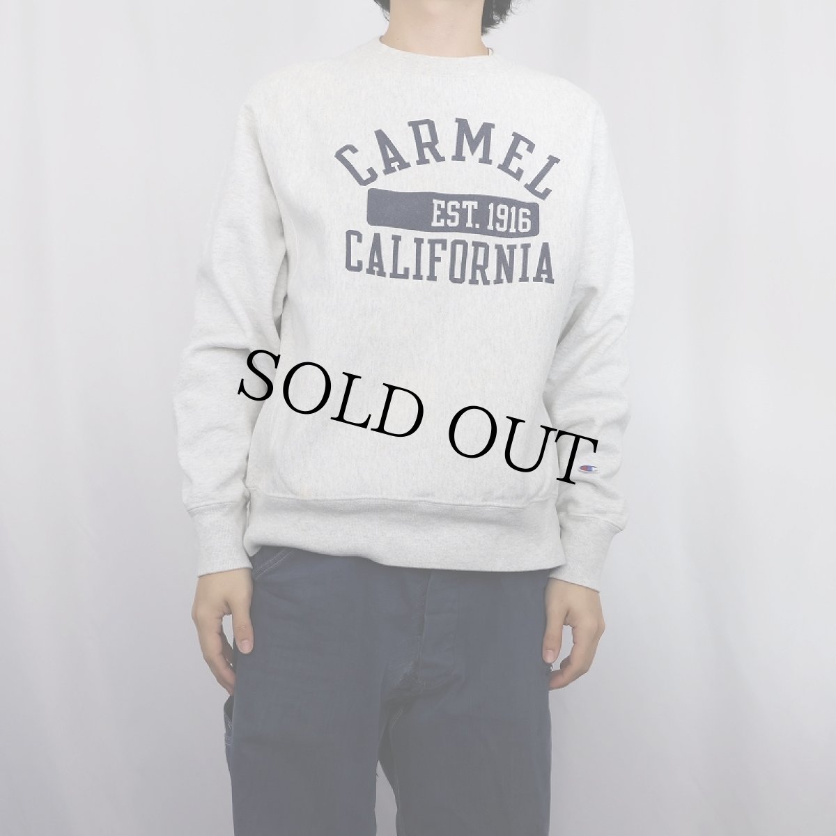 画像2: Champion REVERSE WEAVE "CARMEL CALIFORNIA" プリントスウェット XL (2)