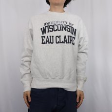 画像2: Champion REVERSE WEAVE "UNIVERSITY OF WISCONSIN EAU CLAIRE" プリントスウェット S (2)
