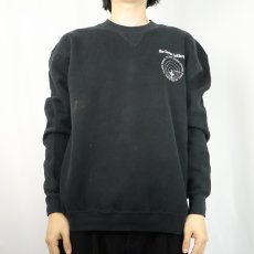 画像2: 80's RUSSELL ATHLETIC USA製 "Our Savior Lutheran" 前V 協会プリントスウェット BLACK XL (2)