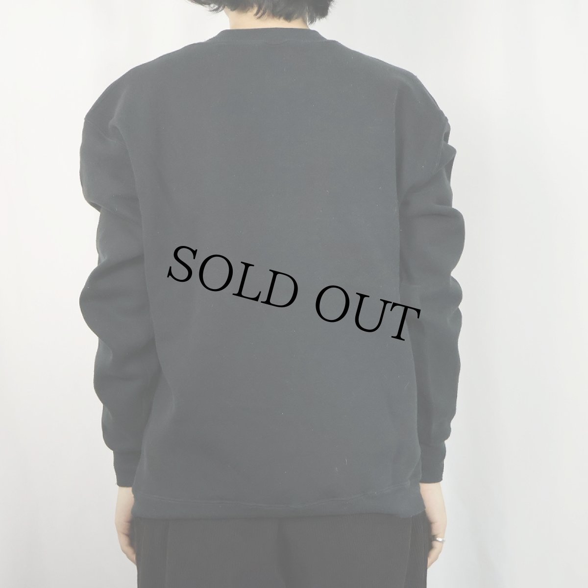 画像3: 80's RUSSELL ATHLETIC USA製 "Our Savior Lutheran" 前V 協会プリントスウェット BLACK XL (3)