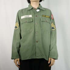 画像2: 50's U.S.ARMY 13スターボタン ユーティリティシャツ (2)