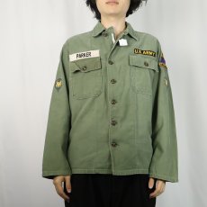 画像2: 50's U.S.ARMY ユーティリティシャツ 1st (2)