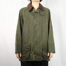 画像2: 90's Barbour ENGLAND製 "BEAUFORT" オイルドジャケット 3ワラント (2)