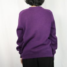 画像3: 60〜70's WARRENKNIT ウールニットカーディガン L (3)