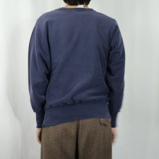 画像3: 90's Champion REVERSE WEAVE USA製 目付き スウェット NAVY M (3)