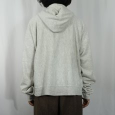 画像3: 80's〜 REVERSE WEAVE TYPE "ARMY" プリントスウェットジップパーカー (3)