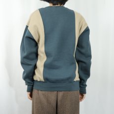 画像3: 90's RUSSELL ATHLETIC USA製 切り替えデザイン 前V スウェット M (3)