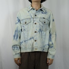 画像2: 70's Wrangler USA製 ブリーチ加工 デニムジャケット SIZE44 (2)