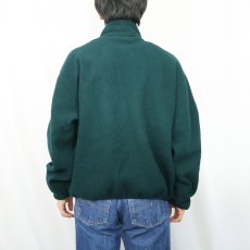 画像3: 80's L.L.Bean 刺繡入り ハーフジップ パイルフリースジャケット (3)