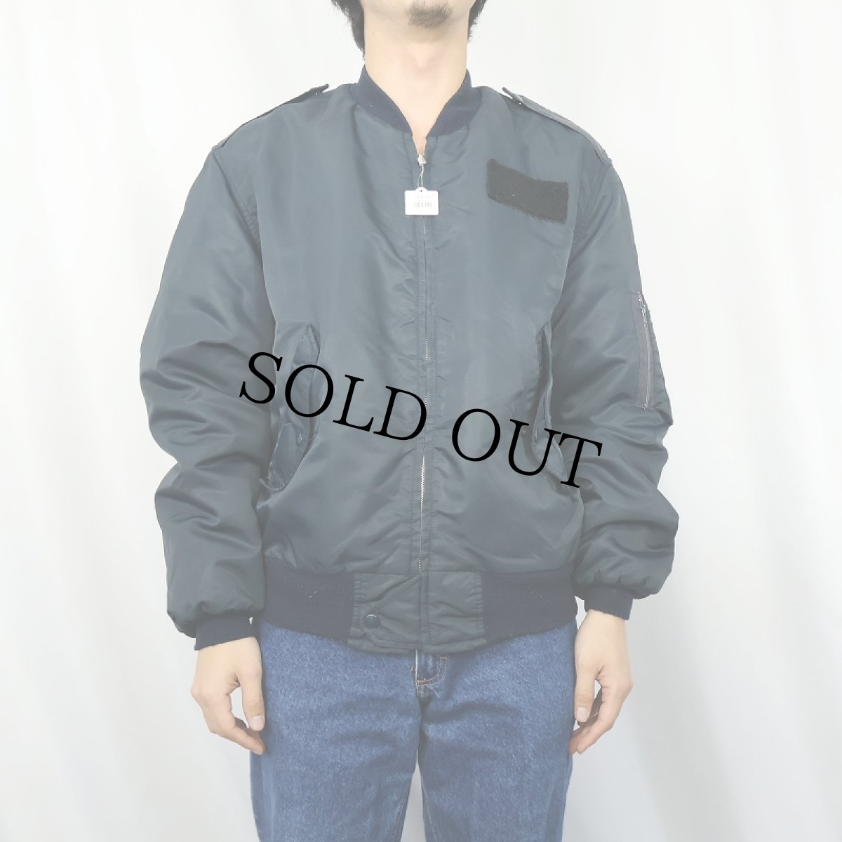 画像3: 70〜80's Golden Fleece by SPIEWAK "L-2B TYPE" フライトジャケット NAVY SIZE46 (3)