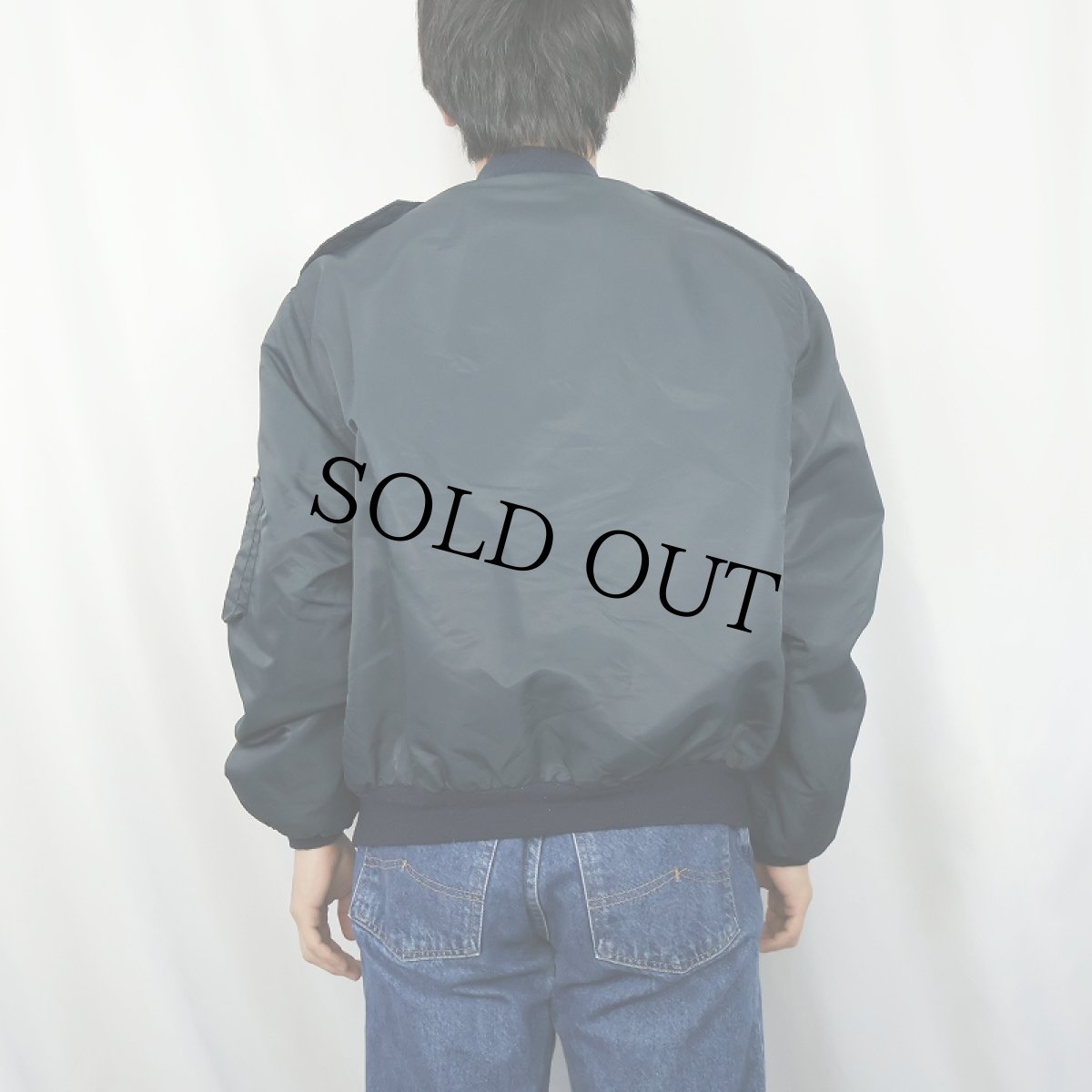 画像4: 70〜80's Golden Fleece by SPIEWAK "L-2B TYPE" フライトジャケット NAVY SIZE46 (4)