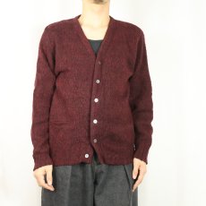 画像2: 50〜60's Sportswear ウールニットカーディガン (2)