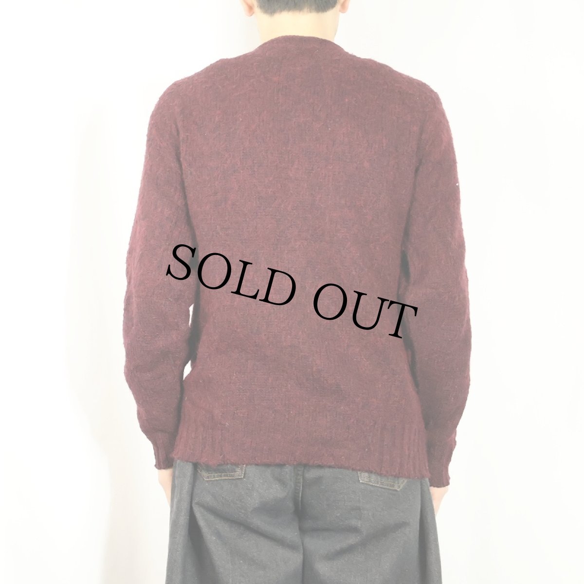 画像3: 50〜60's Sportswear ウールニットカーディガン (3)