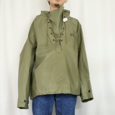画像2: 40's U.S.NAVY N-2 レインデッキパーカー LARGE (2)