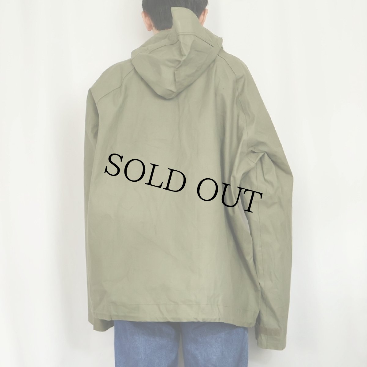 画像3: 40's U.S.NAVY N-2 レインデッキパーカー LARGE (3)