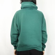 画像3: 90's RUSSELL ATHLETIC USA製 無地 ヘンリーネックスウェットフーディー L (3)