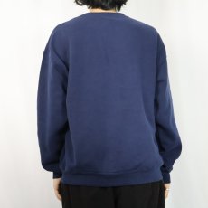 画像3: THE DOG "Pug" 犬プリントスウェット NAVY L (3)