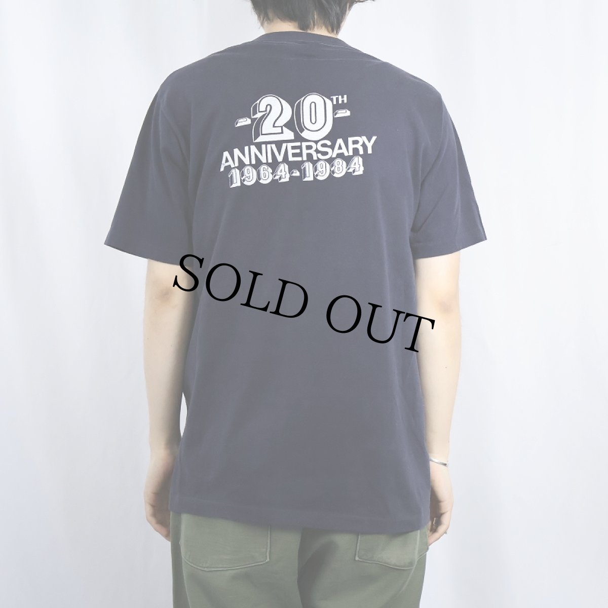 画像3: 80's THE BEATLES "BEATLES EXPO" ロックバンドTシャツ NAVY XL (3)