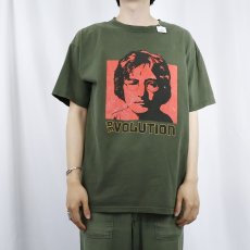 画像2: 2000's JOHN LENNON "REVOLUTION" ミュージシャンTシャツ L (2)