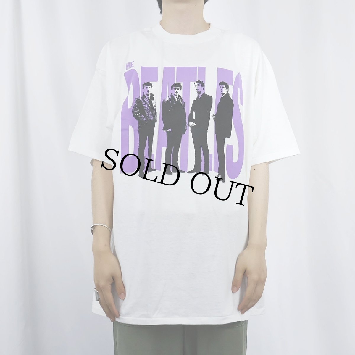 画像2: 90's THE BEATLES ロックバンドTシャツ XL (2)