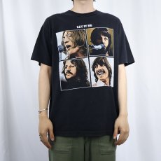 画像2: 2005 THE BEATLES USA製 "LET IT BE" ロックバンドTシャツ BLACK L (2)