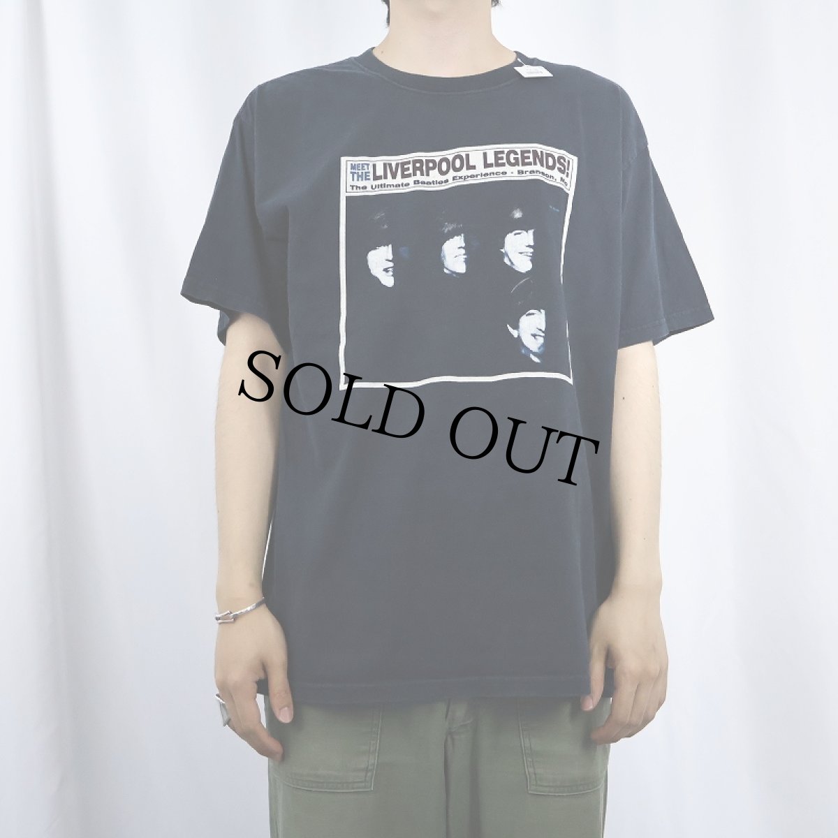画像2: 2000's LIVEPOOL LEGENDS ロックバンドTシャツ BLACK L (2)