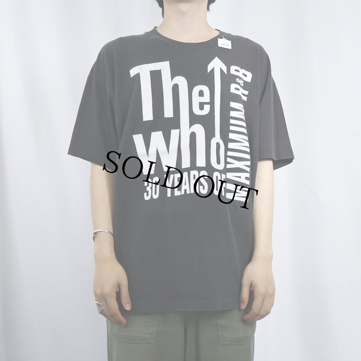画像2: 1994 THE WHO USA製 "30 YEARS OF MAXIMUM R&B" ロックバンドアルバムTシャツ BLACK XL (2)