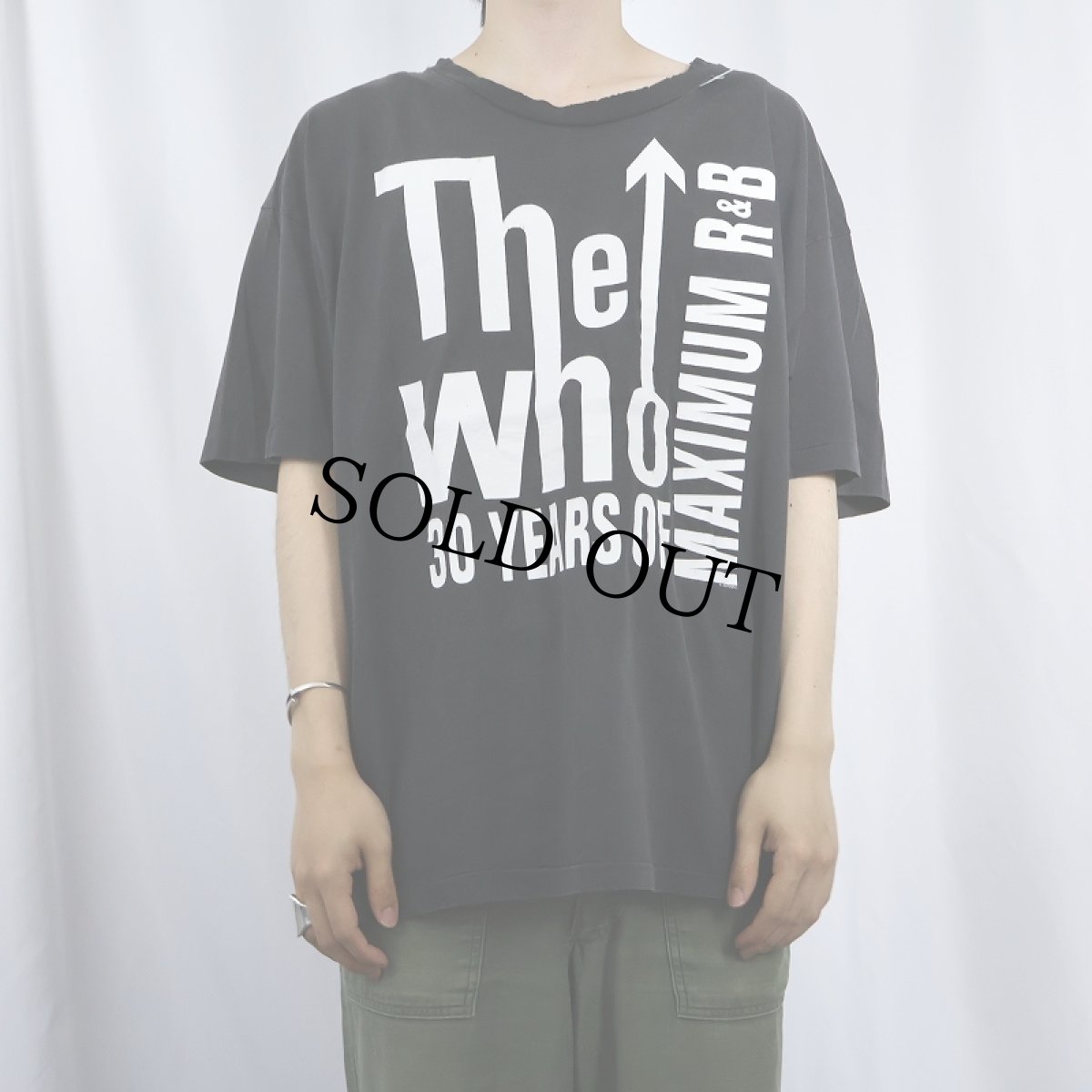画像2: 1994 THE WHO USA製 "30 YEARS OF MAXIMUM R&B" ロックバンドアルバムTシャツ BLACK XL (2)