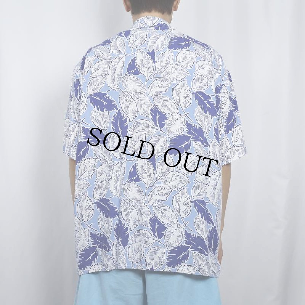 画像3: 90's〜 POLO JEANS CO. Ralph Lauren オールオーバーパターン レーヨンアロハシャツ M (3)