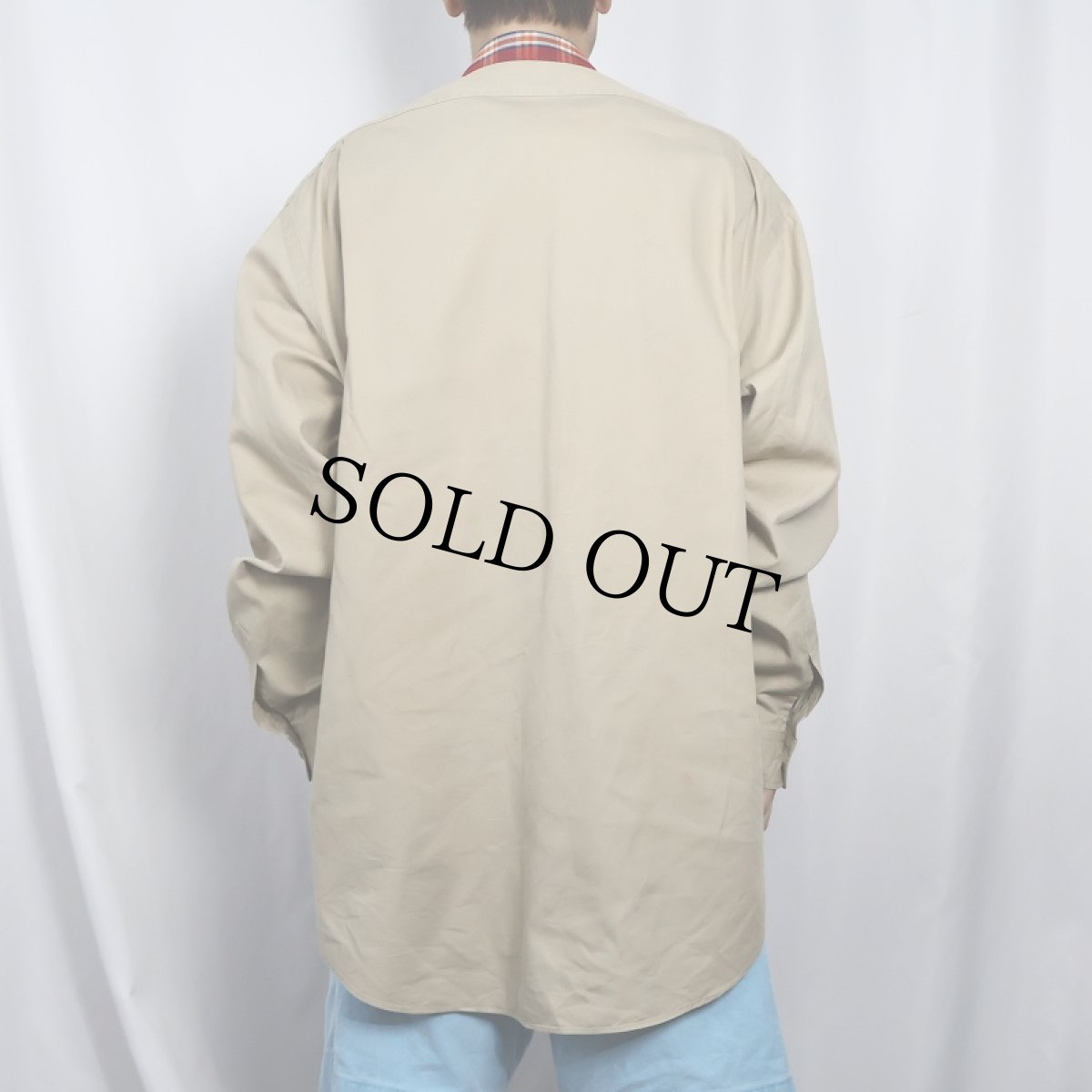 画像3: POLO Ralph Lauren "THICKET" チェック柄 チンスト付き コットンワークシャツ XL (3)