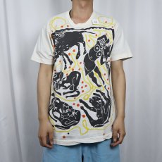 画像2: 70〜80's  アートプリントTシャツ XL (2)