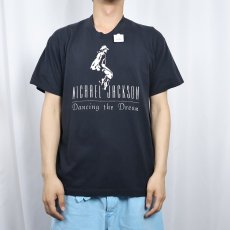 画像2: MICHAEL JACKSON "Dancing the Dream" ミュージシャンTシャツ BLACK (2)