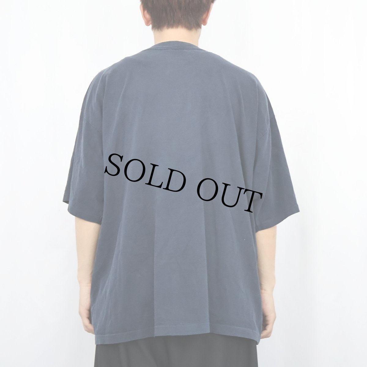 画像3: 90's SPAM USA製 染み込みプリントTシャツ NAVY XL (3)